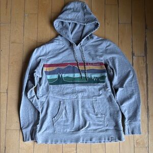 L.L. Bean Gray Graphic Hoodie